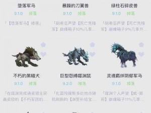 《魔兽世界9.0骑术攻略：学习与升级指南》