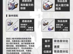 崩坏星穹铁道流萤遗器完美搭配策略：提升战力必备攻略