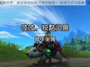 魔兽世界：解锁吱吱狡黠灵兽的秘密——获得方式与指南介绍