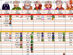 迷雾之岭第19关攻略详解：突破难关的图文指南