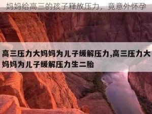 妈妈给高三的孩子释放压力，竟意外怀孕