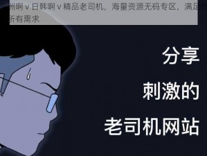 亚洲啊 v 日韩啊 v 精品老司机，海量资源无码专区，满足你的所有需求