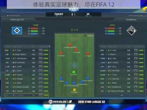 体验真实足球魅力，尽在FIFA 12