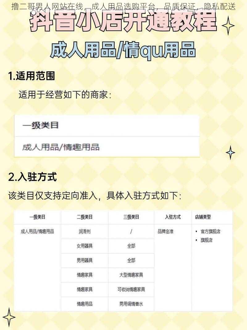 撸二哥男人网站在线，成人用品选购平台，品质保证，隐私配送