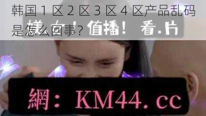 韩国 1 区 2 区 3 区 4 区产品乱码是怎么回事？