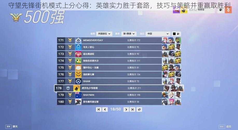 守望先锋街机模式上分心得：英雄实力胜于套路，技巧与策略并重赢取胜利