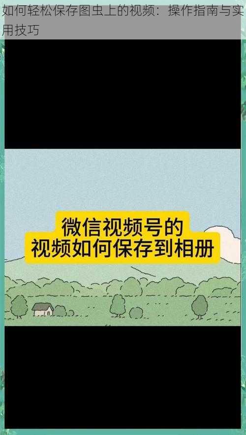 如何轻松保存图虫上的视频：操作指南与实用技巧