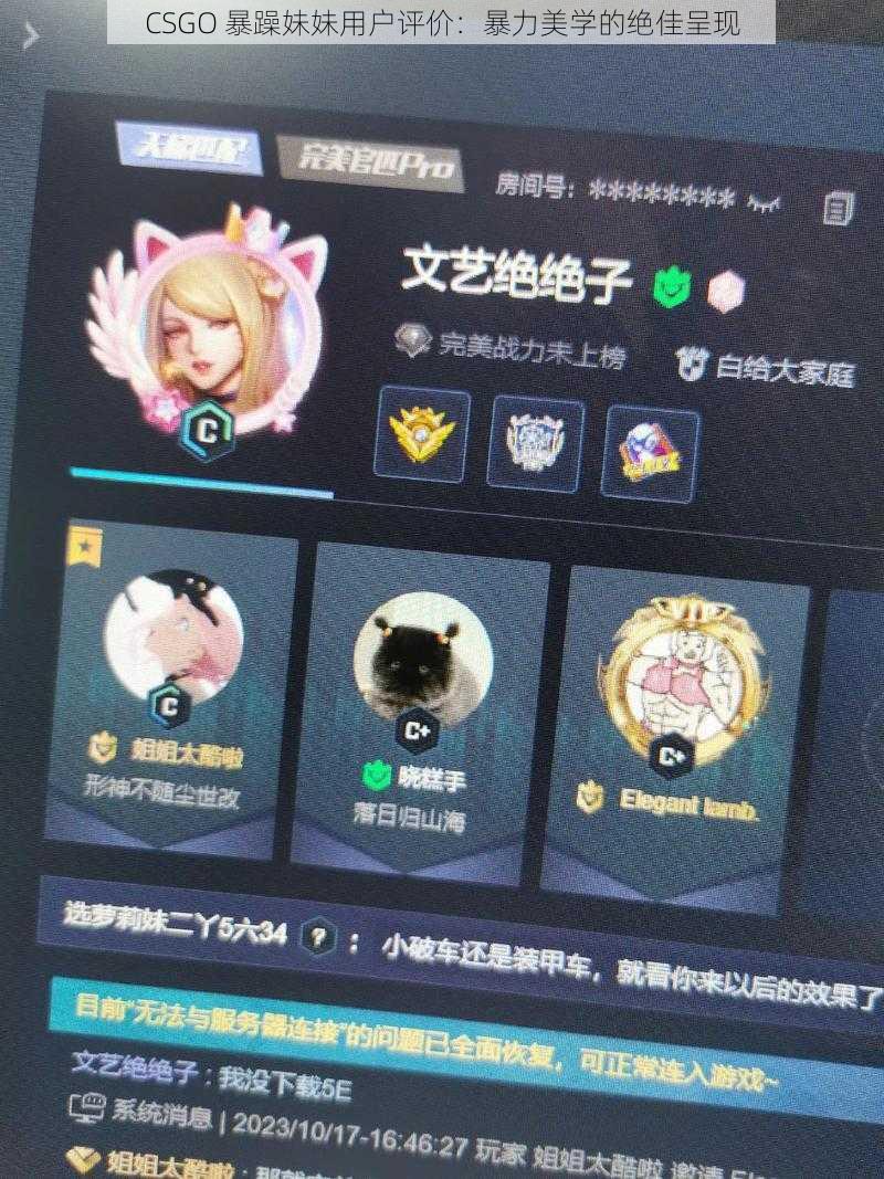 CSGO 暴躁妹妹用户评价：暴力美学的绝佳呈现