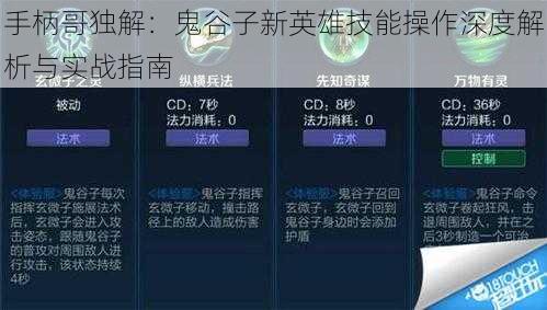 手柄哥独解：鬼谷子新英雄技能操作深度解析与实战指南