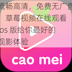 流畅高清，免费无广告，草莓视频在线观看 ios 版给你最好的观影体验