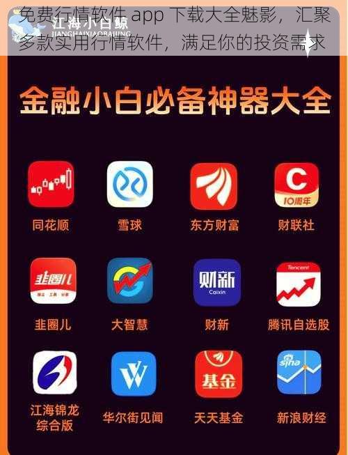 免费行情软件 app 下载大全魅影，汇聚多款实用行情软件，满足你的投资需求