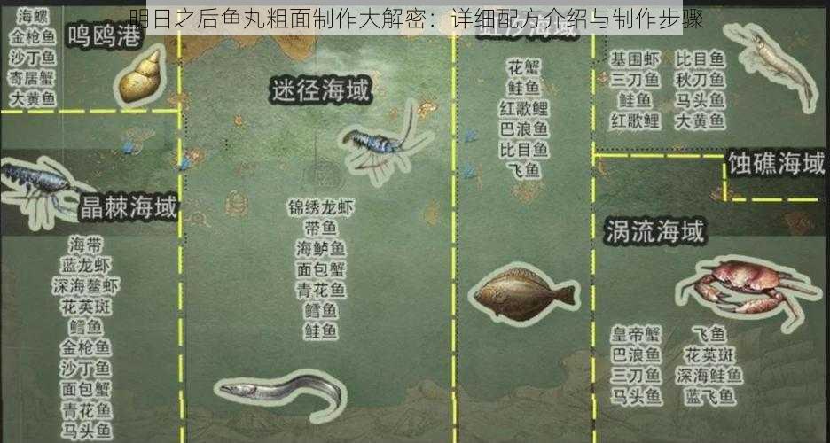 明日之后鱼丸粗面制作大解密：详细配方介绍与制作步骤