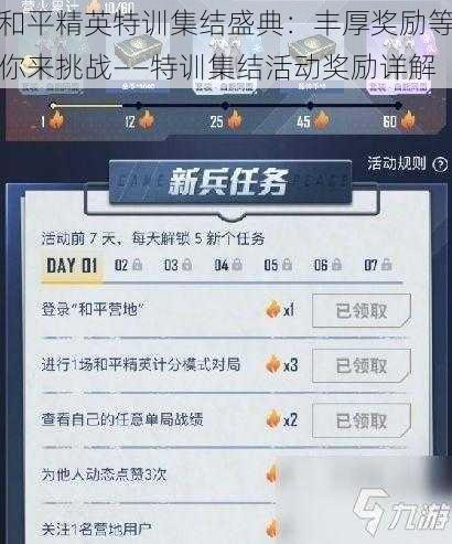 和平精英特训集结盛典：丰厚奖励等你来挑战——特训集结活动奖励详解