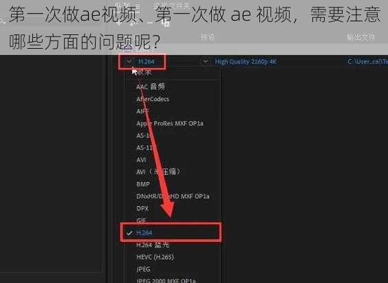 第一次做ae视频、第一次做 ae 视频，需要注意哪些方面的问题呢？
